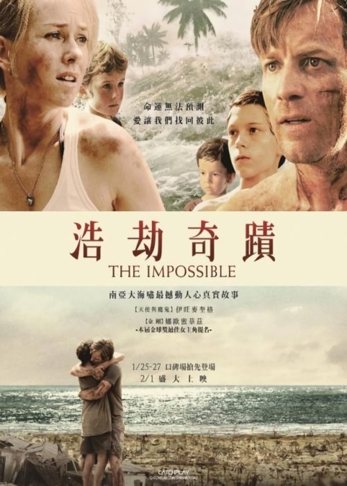 《海啸奇迹》2012 电影取材于2004年印度洋海啸时发生的一桩真实事件 中字 又名：惊天巨啸、浩劫奇迹、海啸魔魇、不可能【海啸奇迹】-口袋盘资源站-网盘资源