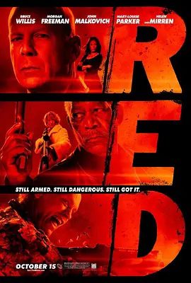 【欧美电影】赤焰战场 Red (2010)1080P高清|一群全副武装的不速之客闯入弗兰克的家中,对其痛下杀手。又名: 猛火爆|赤焰战场|夸克网盘资源-口袋盘资源站-网盘资源