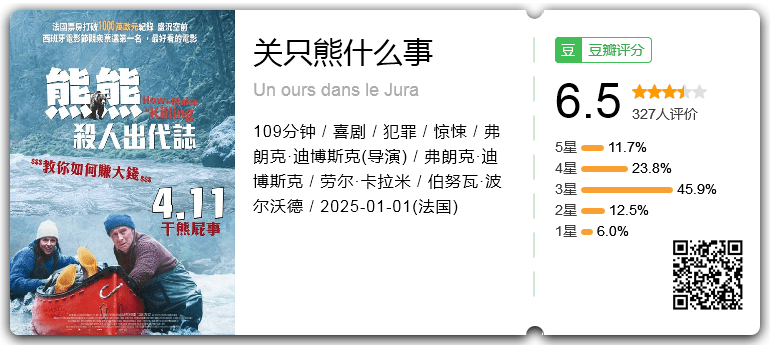 关只熊什么事 [2025][喜剧 惊悚 犯罪 法国]-口袋盘资源站-网盘资源