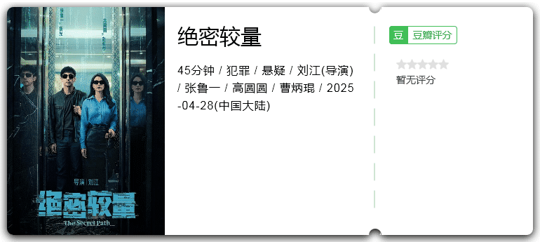 绝密较量 [2025][悬疑 犯罪 大陆][张鲁一 高圆圆]-口袋盘资源站-网盘资源