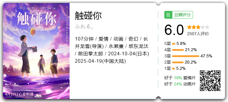 触碰你 [2024][爱情 动画 奇幻 日本]-口袋盘资源站-网盘资源