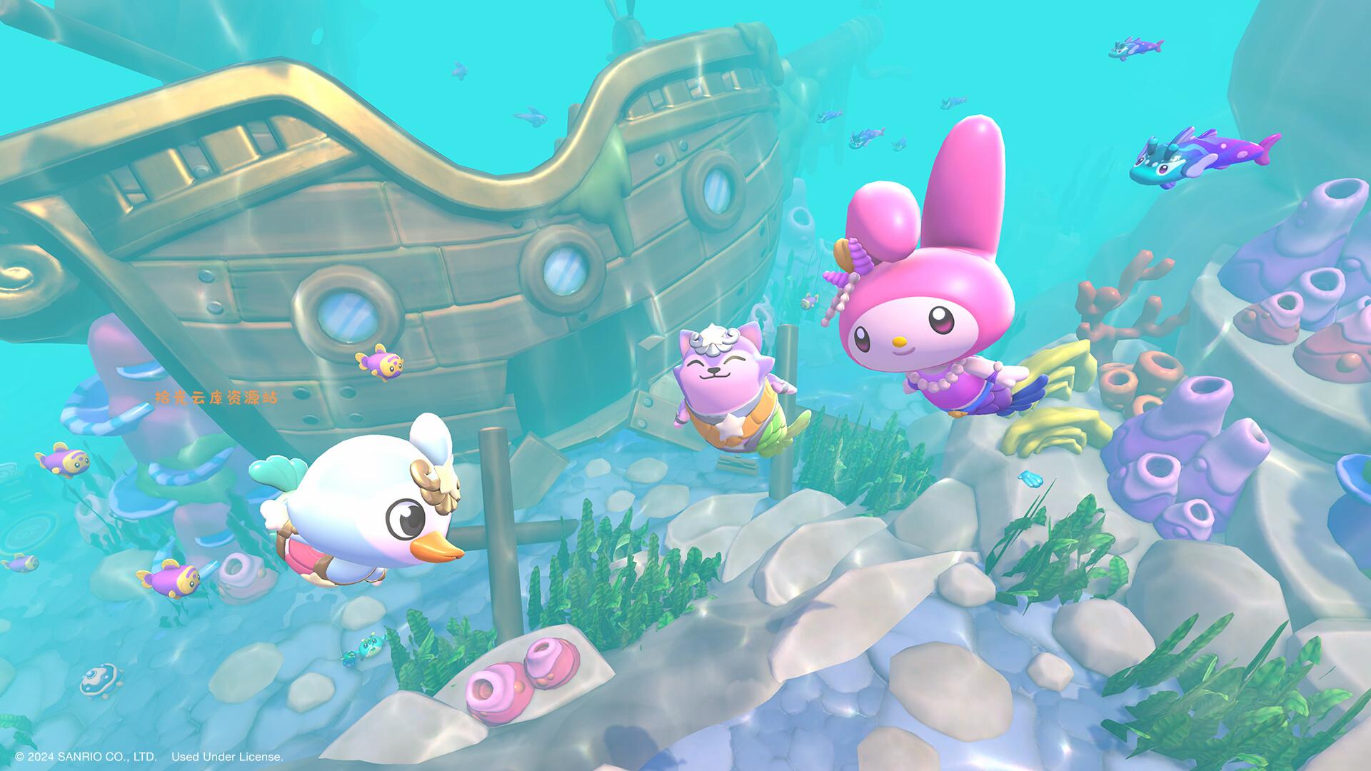 switch游戏《凯蒂猫岛屿冒险 Hello Kitty Island》美版中文+2.9.1补丁+2DLC+金手指-口袋盘资源站-网盘资源