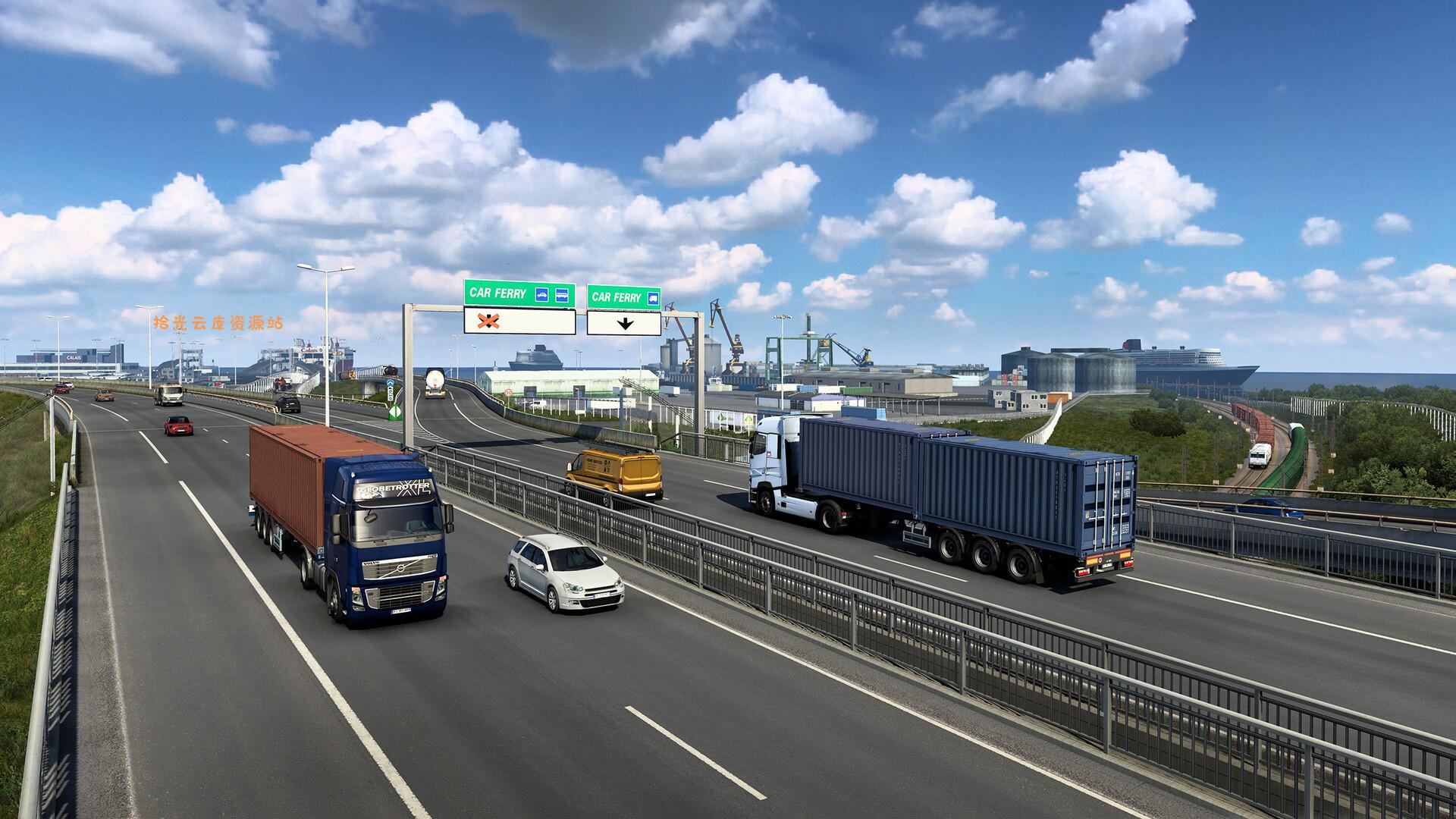【游戏软件】《欧洲卡车模拟2/Euro Truck Simulator 2》PC中文版下载-含v1.57.1.0s夸克网盘