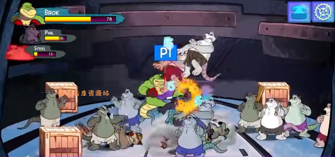 《鳄鱼侦探布罗格 乱斗酒吧 BROK The Brawl Bar》Switch美版中文NSZ下载 – 含1.0.1补丁-口袋盘资源站-网盘资源