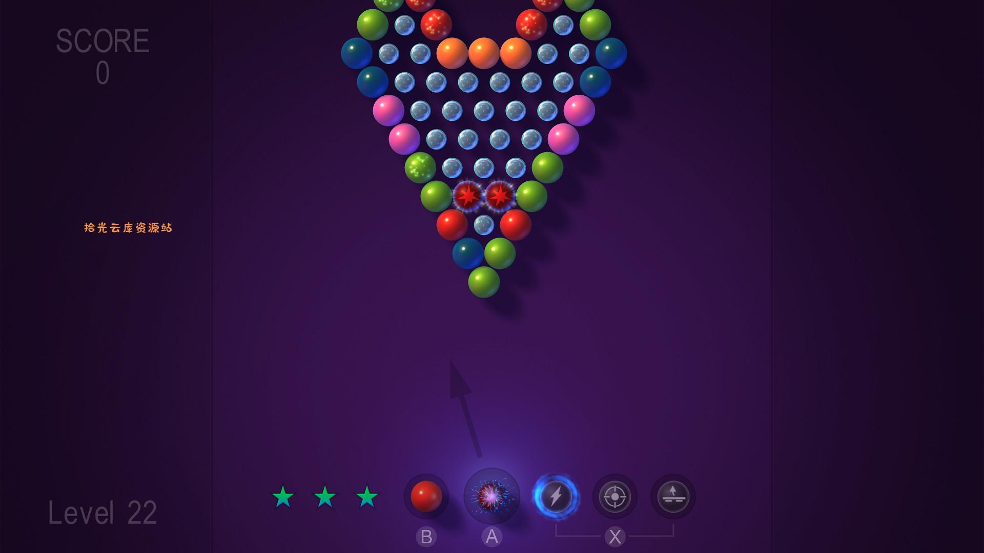 【游戏软件】《泡泡射击FX Bubble Shooter FX》Switch英文版NSP下载，百度网盘资源