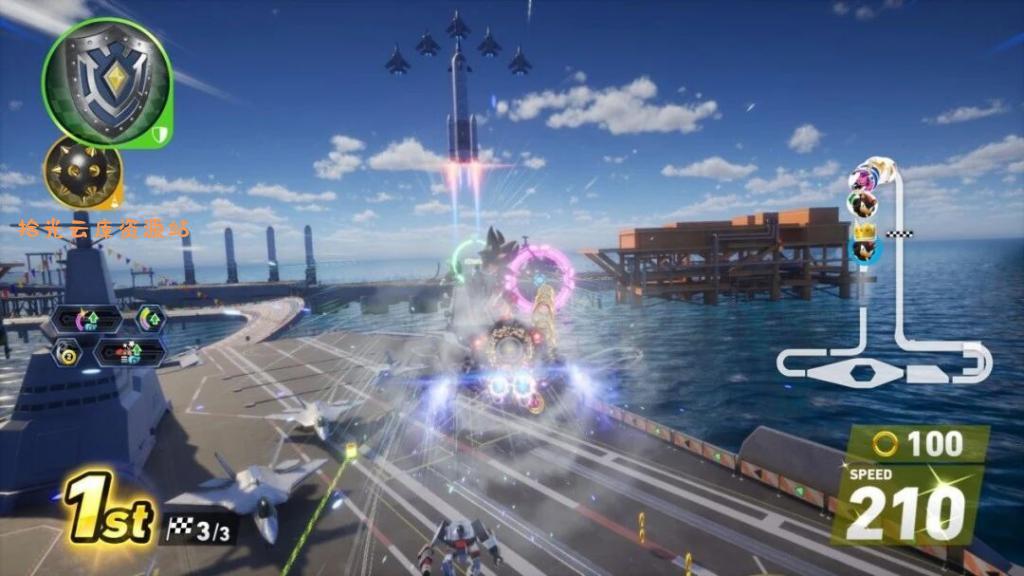 【游戏软件】《索尼克赛车：交叉世界 Sonic Racing CrossWorlds》switch美版中文+1.20补丁+5DLC百度网盘资源