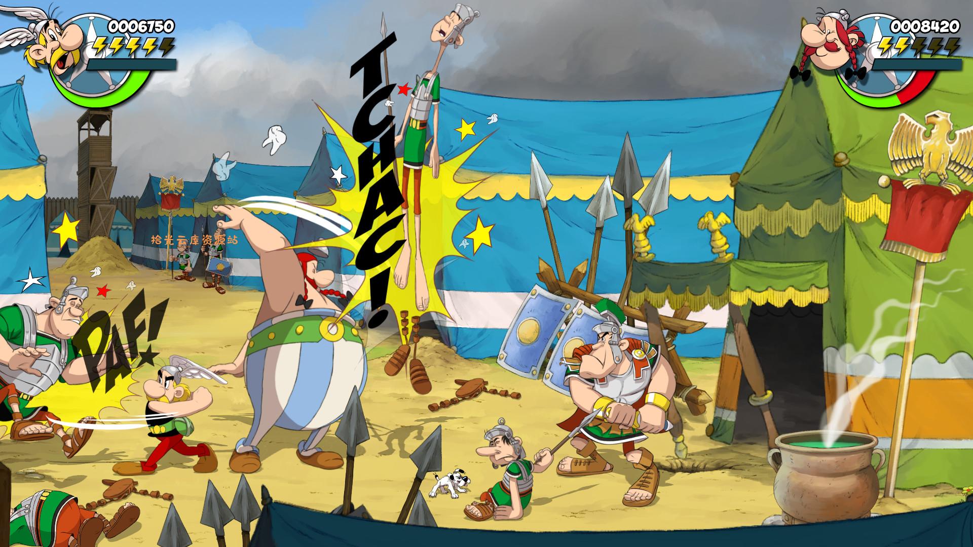 【游戏软件】《幻想新国度：全扇飞 Asterix and Obelix Slap Them All》Switch NSZ下载，百度网盘资源