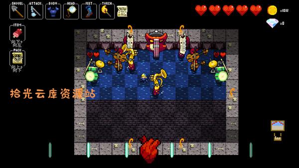 【游戏软件】《节奏地牢/Crypt of the NecroDancer》PC中文版下载-含v4.2.0，夸克网盘资源